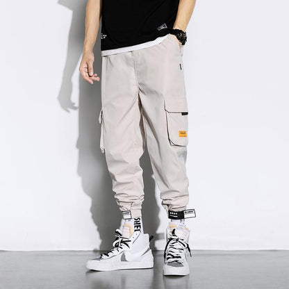 Loose Cropped Harem Pants Ankle-banded Versatile I Casual Pants