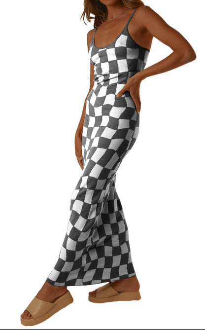 European And American Winter Fashion Sexy Style Printing Slim Fit Slimming Dress