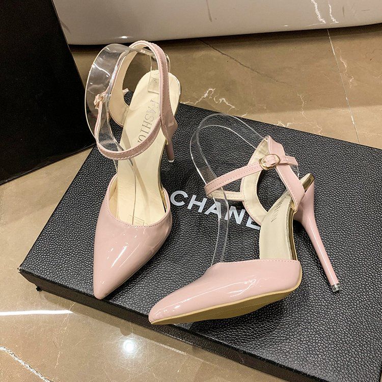 European And American Ankle-strap Buckle Sandals Women