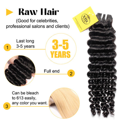 11A Good Quality Human Hair Bundles 12-30 Inch Raw Hair Extensions