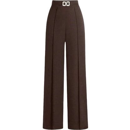 Summer High-Waisted Professional Slimming Drapey Versatile Trousers