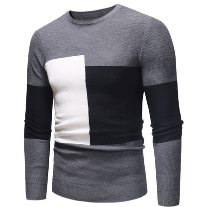 Autumn And Winter New Slim Fashion Trend Of Men's Sweater