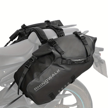 Adjustable-strap Textile Saddle Bag