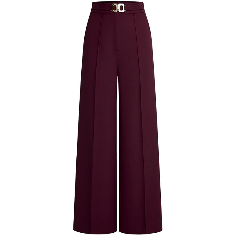 Summer High-Waisted Professional Slimming Drapey Versatile Trousers