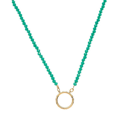 Stainless Steel DIY Vacuum Plating 18K Gold Color Protection Necklace