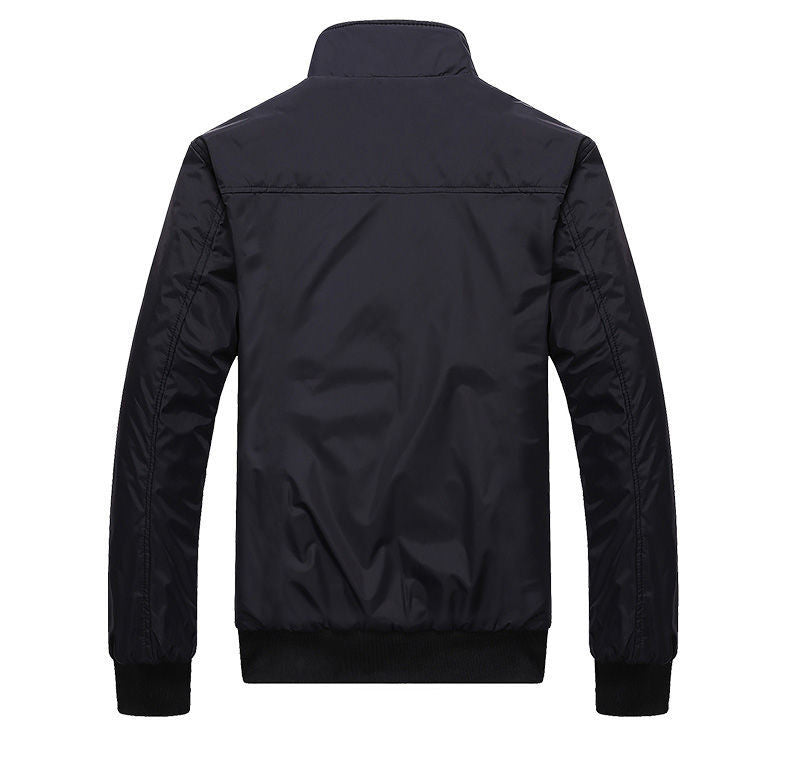 Men's Jacket Casual Workwear Jacket Stand Collar Baseball Uniform