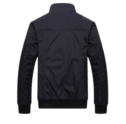 Men's Jacket Casual Workwear Jacket Stand Collar Baseball Uniform