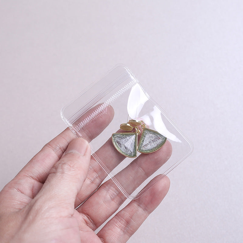Clear Pvc Ziplock Jewelry Accessories Protective Anti-oxidation Storage Bag