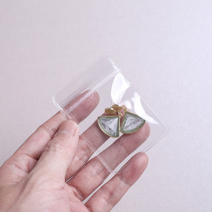 Clear Pvc Ziplock Jewelry Accessories Protective Anti-oxidation Storage Bag