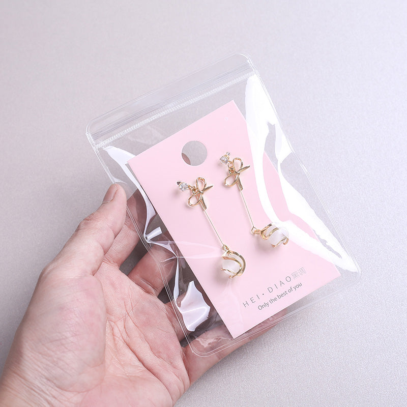 Clear Pvc Ziplock Jewelry Accessories Protective Anti-oxidation Storage Bag