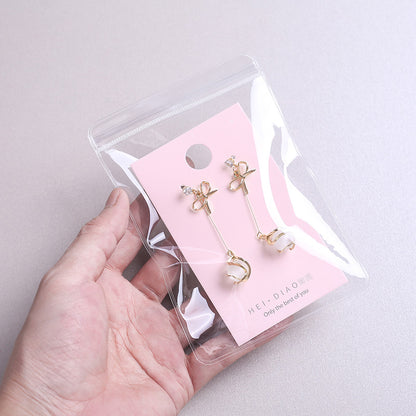 Clear Pvc Ziplock Jewelry Accessories Protective Anti-oxidation Storage Bag