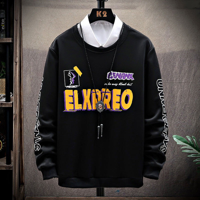 Sweatshirt Men's Hooded Loose Korean Student
