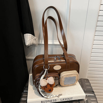 High-Capacity Versatile Korean-Style Ribbon Shoulder Bag For Women