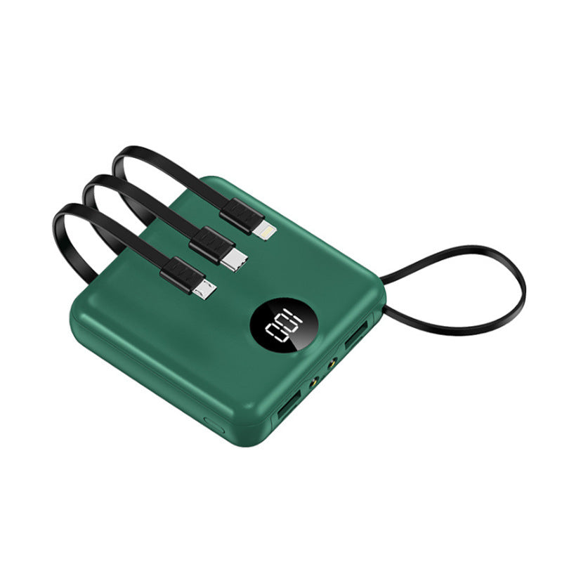 The mini Charger comes with its own cable