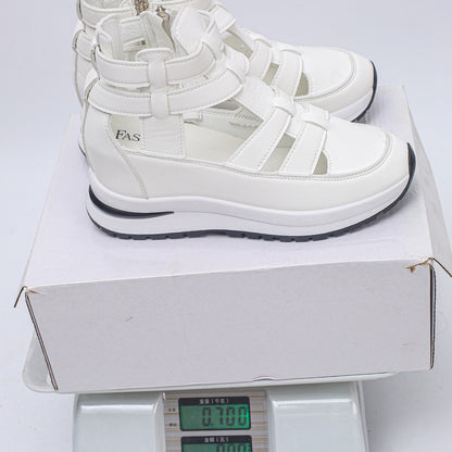 Women's Close-toed Hollow-out Sandals Summer Fashion Platform Shoes