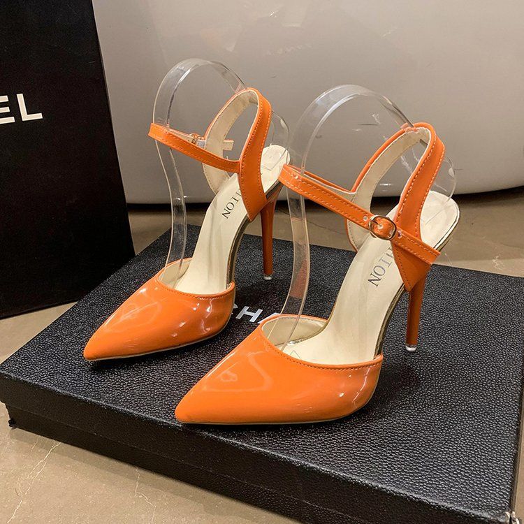 European And American Ankle-strap Buckle Sandals Women