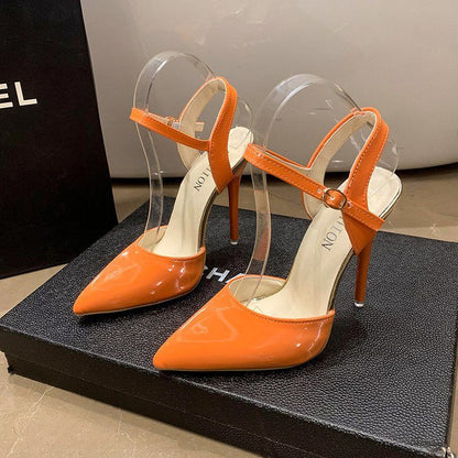 European And American Ankle-strap Buckle Sandals Women