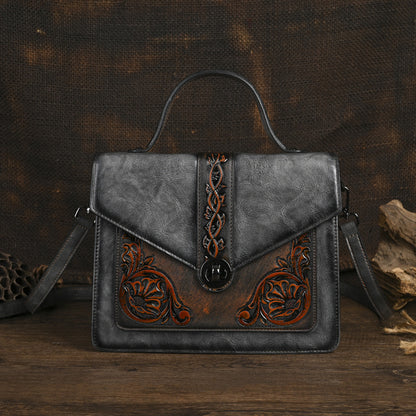 Dual-use Hand-embossed And Rubbed-color Craftsmanship For A Stylish Look