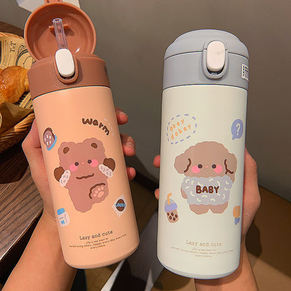 New Mori Style Portable Stainless Steel Water Cup