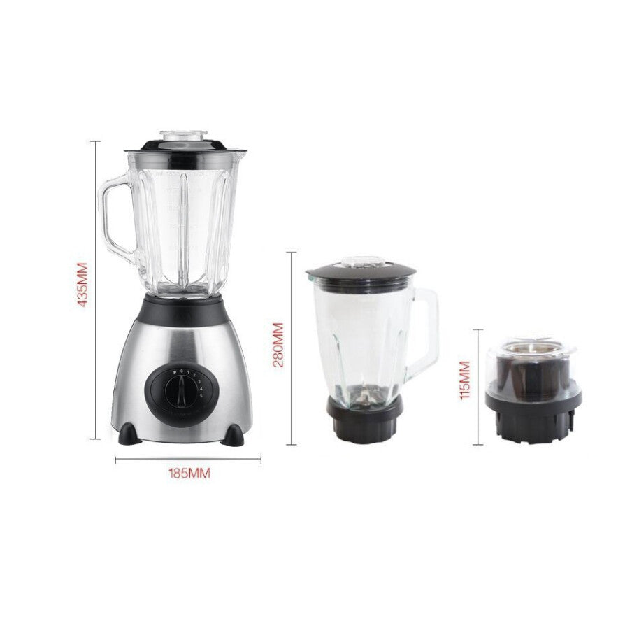 850W 1.5L Juicer Blender Fruit Grinder Smoothie Maker Food Processor Crusher UK