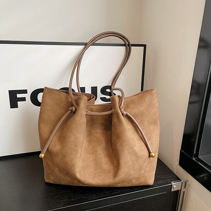 Vintage Commuter Tote Bag With Large Capacity For Women