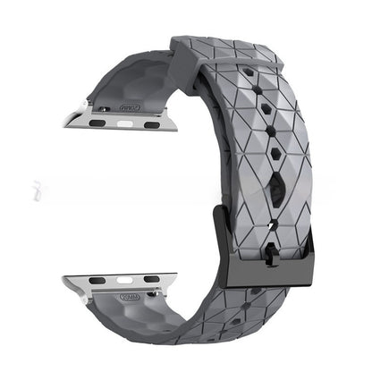 Football-patterned Watch S9 Strap S10 Silicone Replacement Wristband