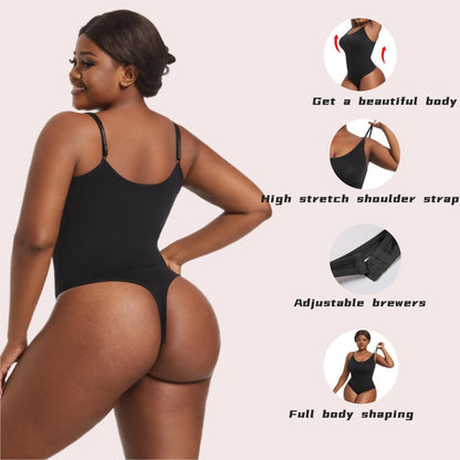 Belly Contracting Hip Raise Skinny Body Shaping Triangle Jumpsuit T-back