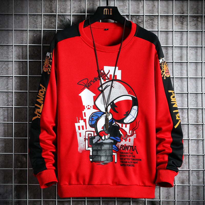 Sweatshirt Men's Hooded Loose Korean Student