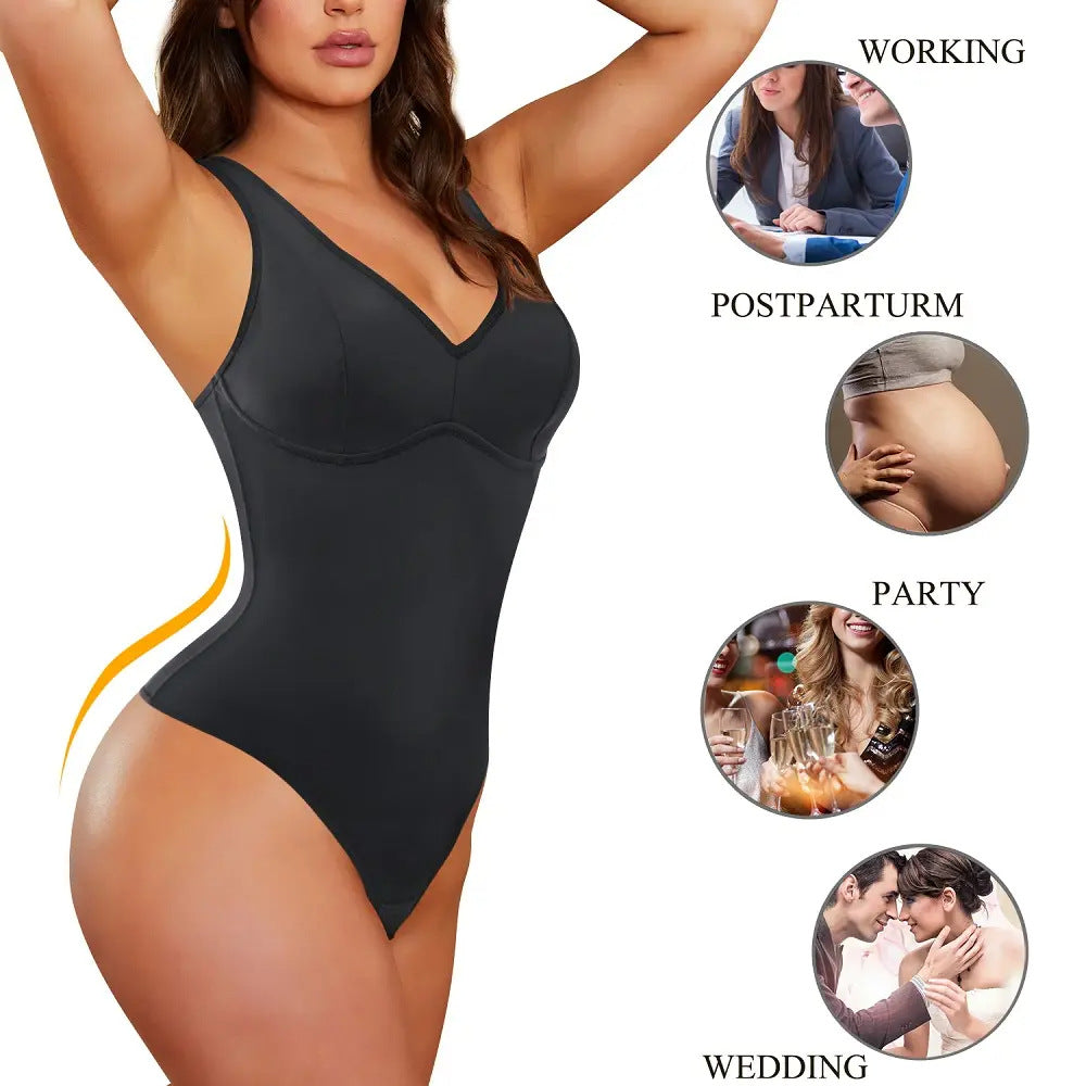 Women's Fashionable Slim-fit V-neck Body-shaping Corsets