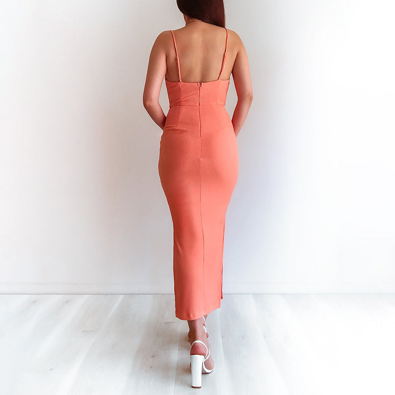 European And American Style Back Slim Temperament Hip-length Dress