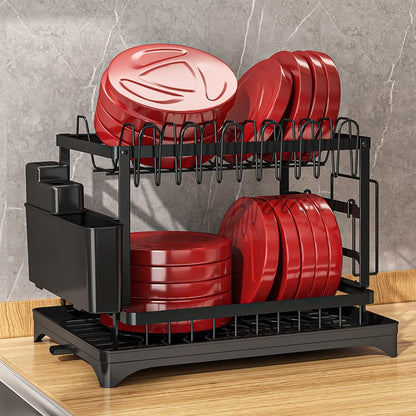 Kitchen Home Multi-Functional Bowl Plate And Utensil Storage Cabinet