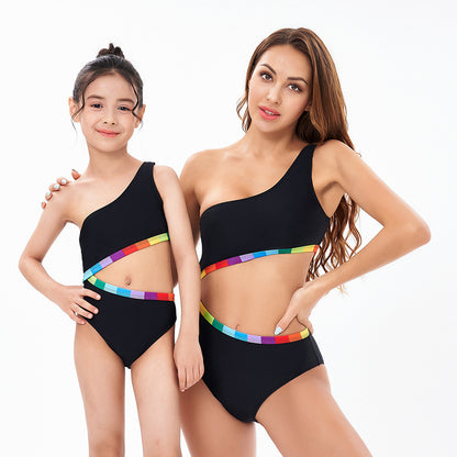 Women's Parent-child One Piece Bikini Swimsuit