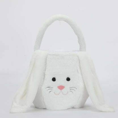 Easter Decoration Handbag Embroidered Plush Basket