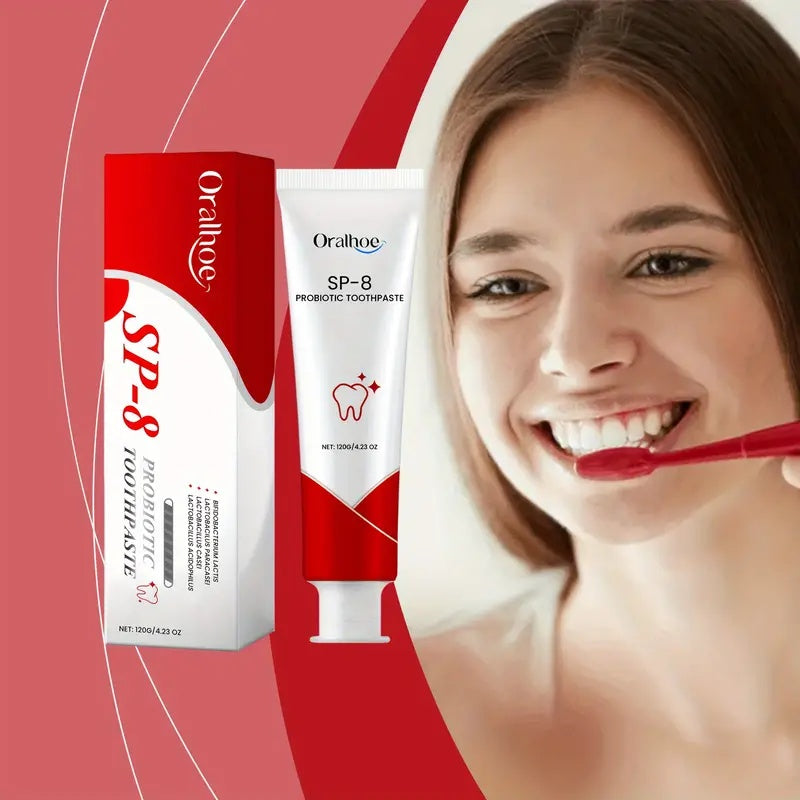 Only Supports Self Pickup With Waybill SP-8 Probiotic Toothpaste Deep Clean, Bright White Teeth & Long-Lasting Mint Freshness