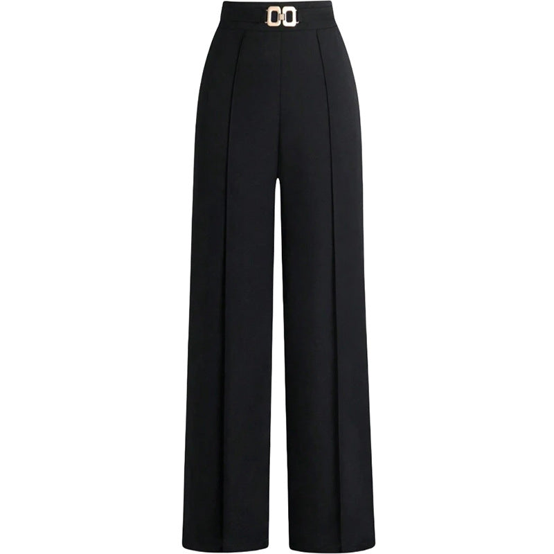 Summer High-Waisted Professional Slimming Drapey Versatile Trousers
