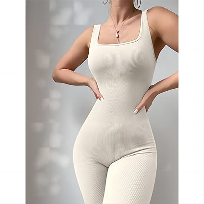Sexy Tight Quick-drying Shoulder Strap Yoga Jumpsuit
