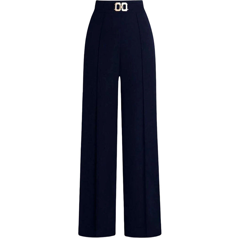 Summer High-Waisted Professional Slimming Drapey Versatile Trousers