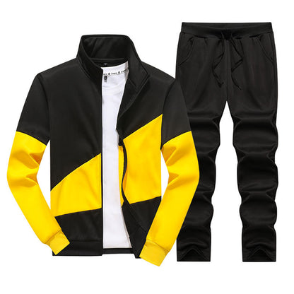 Mens Running Sweatsuit Cardigan For Young Men