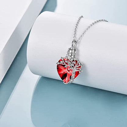 Fashion Heart-shaped Crystal Stainless Steel Necklace