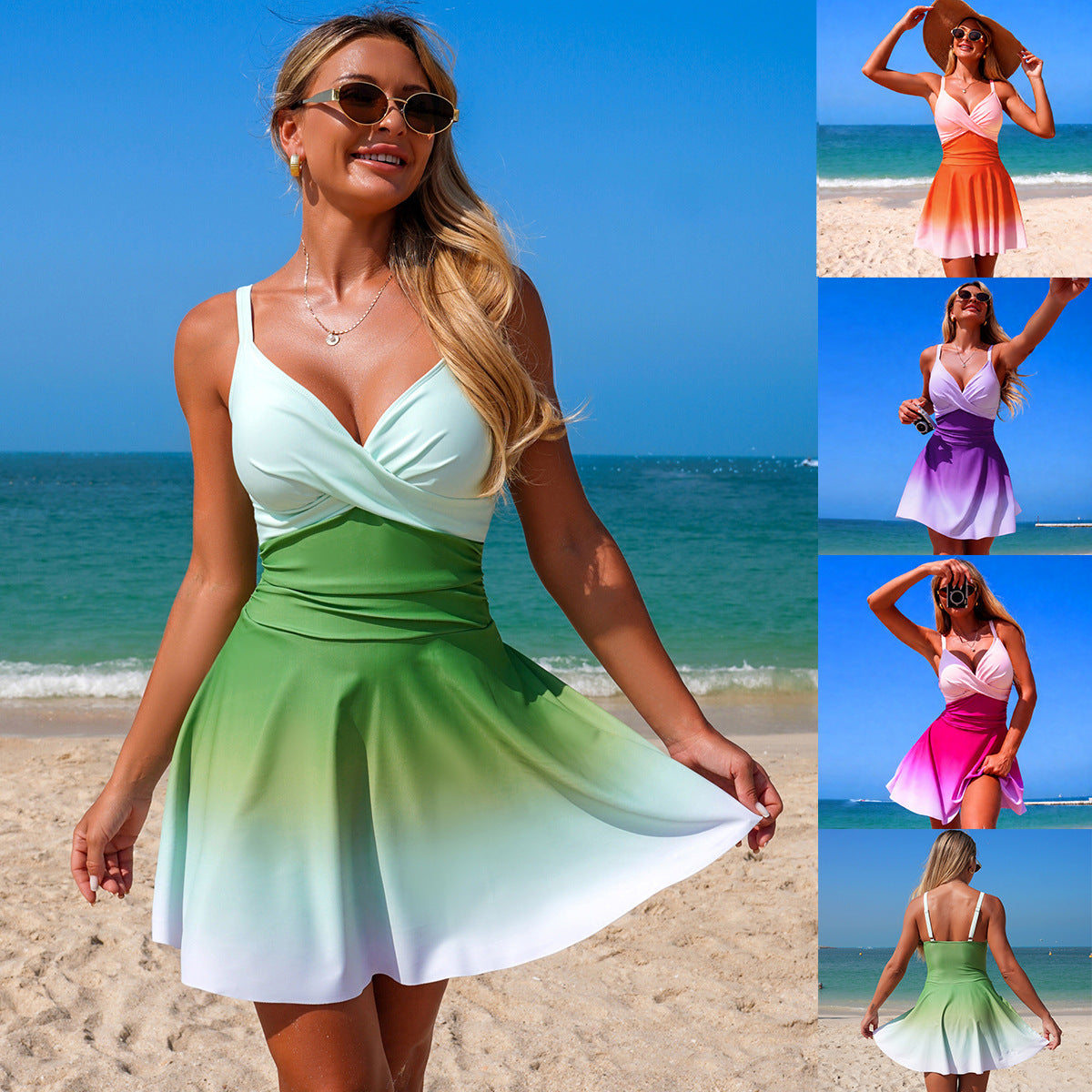 Womens One-piece Bikini-style Swimsuit
