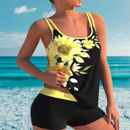 Women's Creative Multicolor Printed Swimsuit
