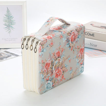 200-Compartment High-Capacity Art Student Tote Bag