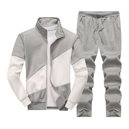 Mens Running Sweatsuit Cardigan For Young Men