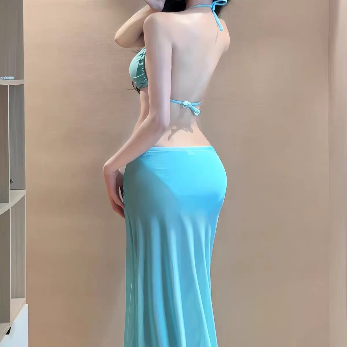 Women's Casual And Versatile Bikini Three-Piece Set