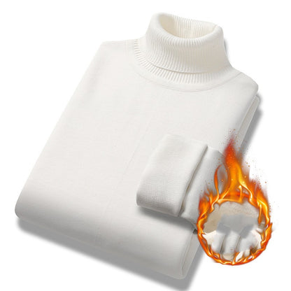 Turtleneck Sweater Men's Loose Velvet Thickened Sweater
