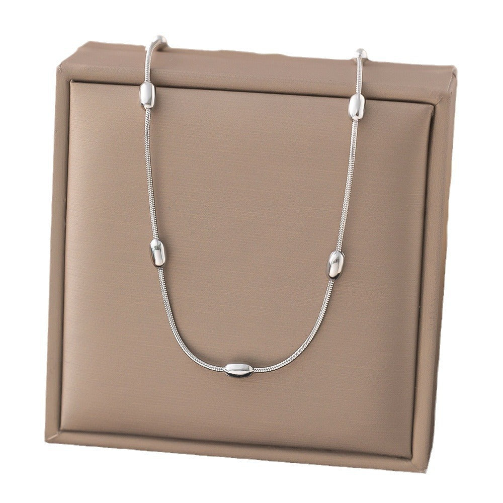 Multi-layer Necklace Titanium Steel Bracelet Double Ornaments