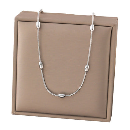 Multi-layer Necklace Titanium Steel Bracelet Double Ornaments