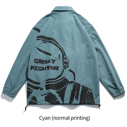 Reflective Jacket Autumn And Winter Lapel Versatile Jacket
