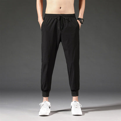 Loose Cropped Harem Pants Ankle-banded Versatile I Casual Pants