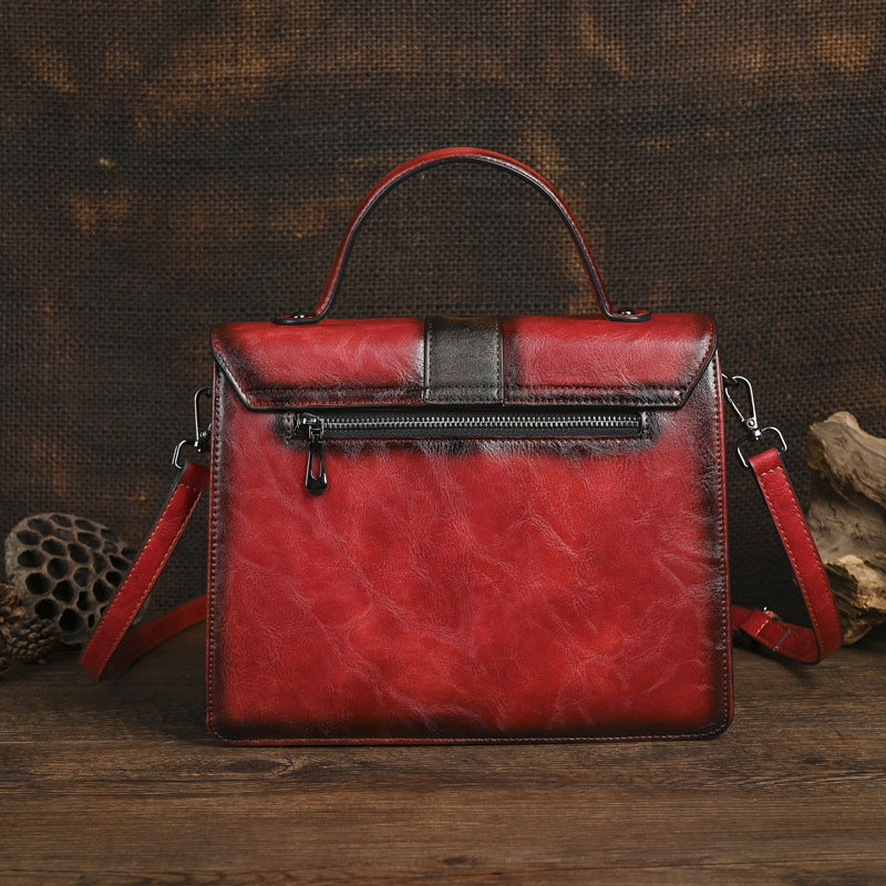 Dual-use Hand-embossed And Rubbed-color Craftsmanship For A Stylish Look